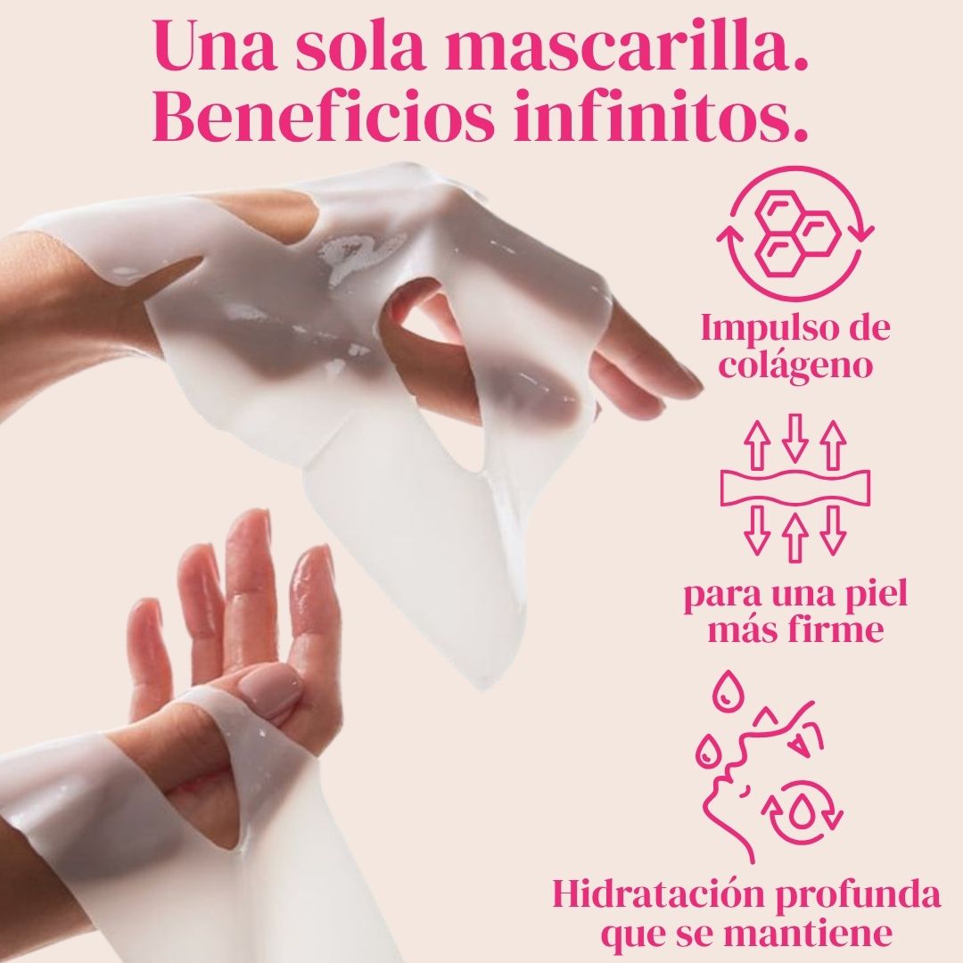 Skinly - Mascarilla de Colágeno y Péptidos de Acción Profunda