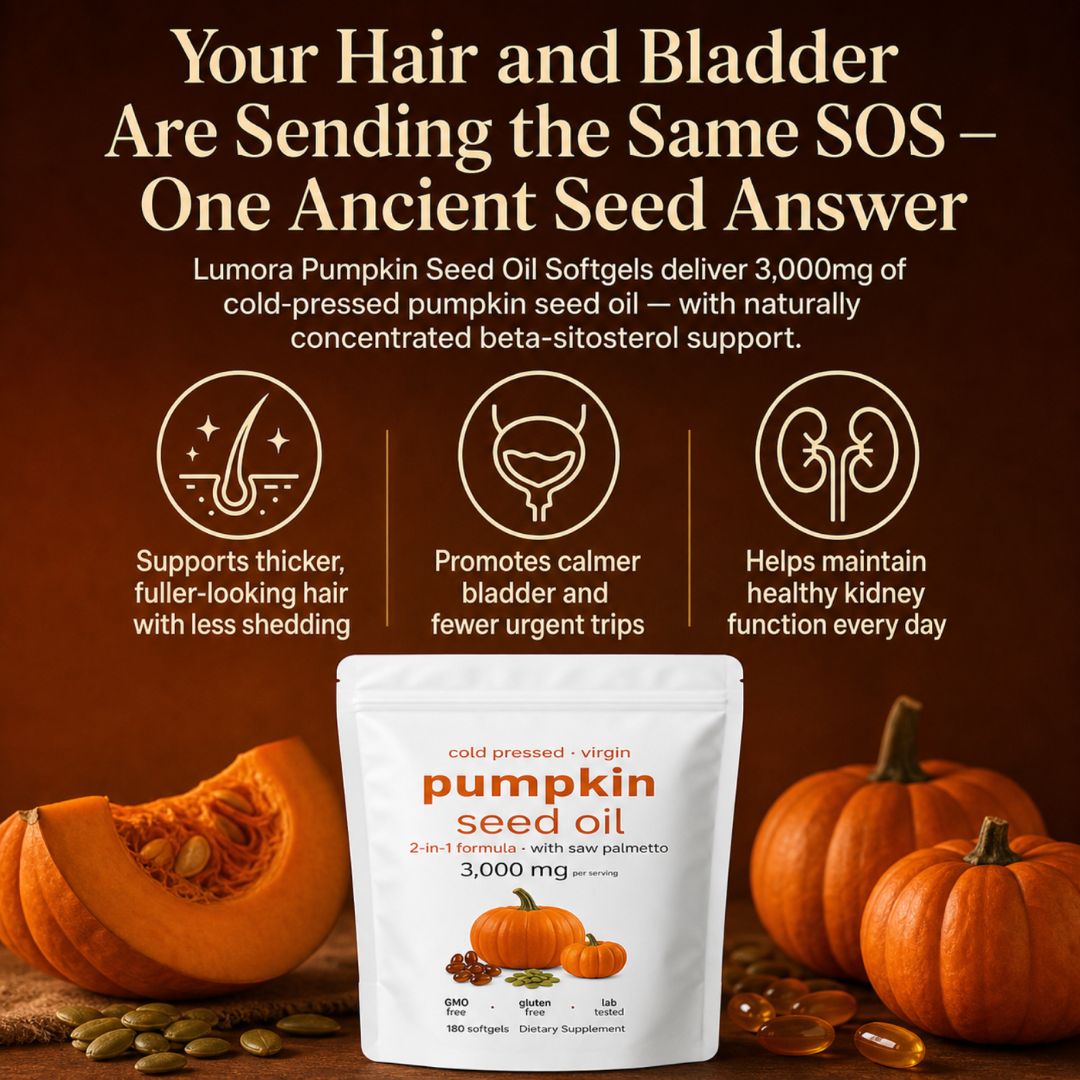 Lumora - Pumpkin Seed Oil for Bladder Control