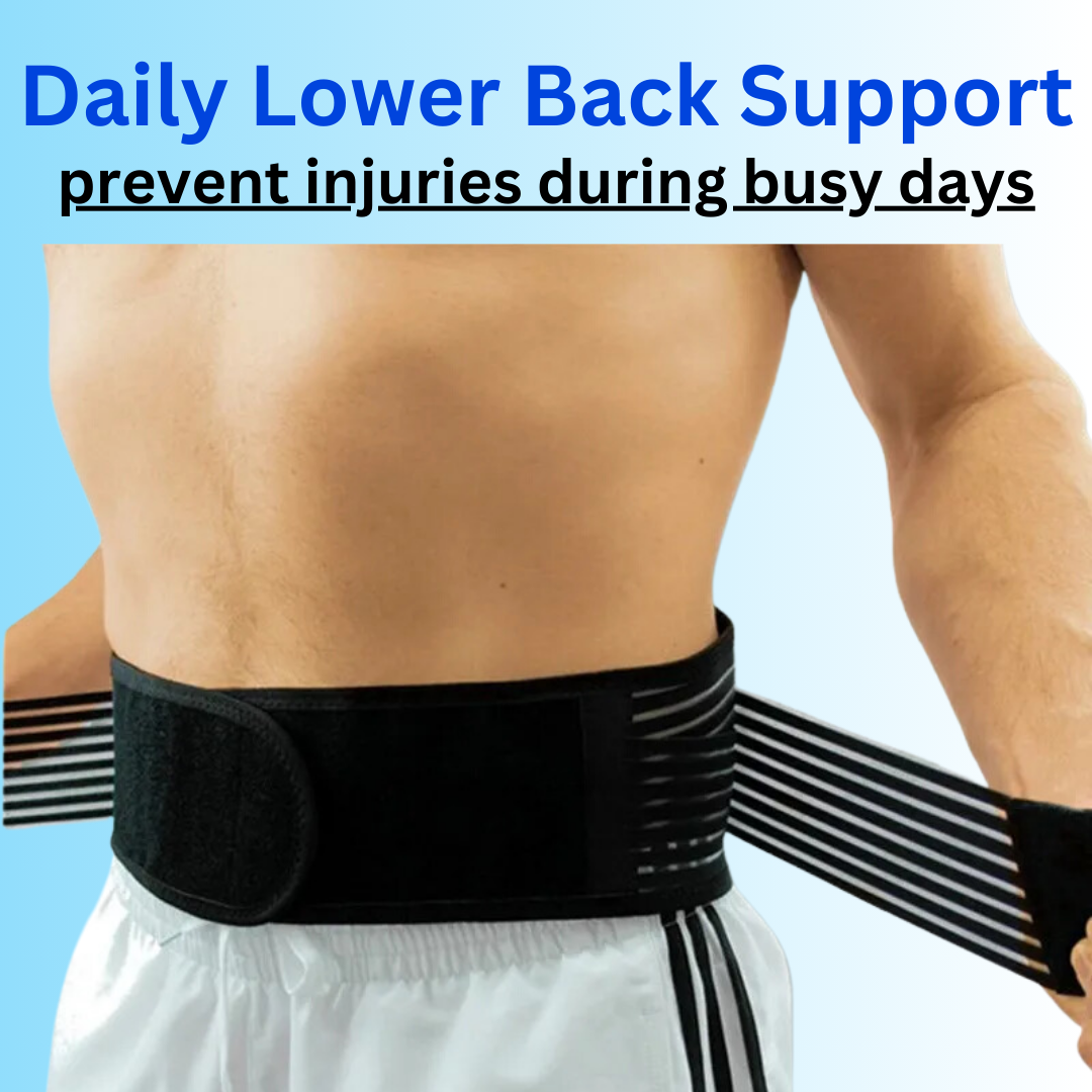 LumbarGuard™ - Your Daily Sciatica & Back Pain Support. Finally, a solution that helps your back heal even on the busiest days.