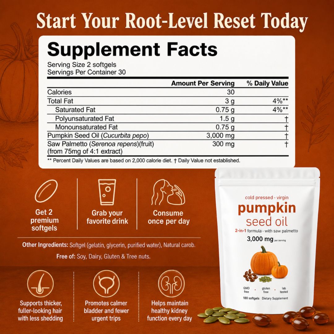 Lumora - Pumpkin Seed Oil for Bladder Control