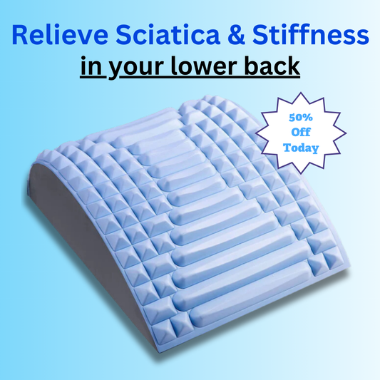 BackFlex Pro - Lower Back Stretching Pillow Against Sciatica & Stiffness